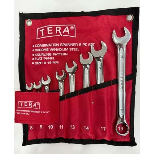 Anahtar Takımı Kombine 8 Parça TERA PRO