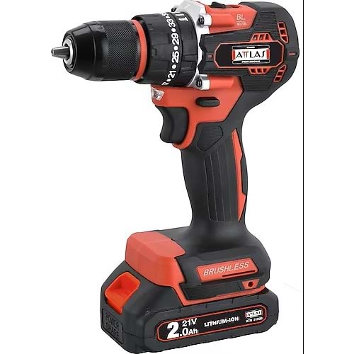 Attlas BLPD-202C 21V Kömürsüz Darbeli Matkap 2x2.0Ah Çantalı