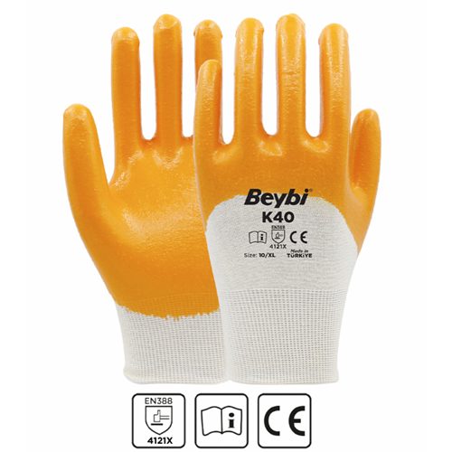 Beybi kn40 sarı eldiven