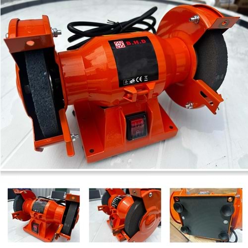 Çark Motoru 200 Mm Bhd Bıçak Balta Makas Bileme Motoru