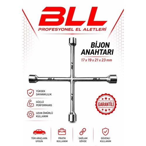 Dörtlü Bijon Anahtarı BLL Garantili