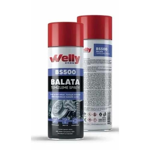 WELLY BS500 BALATA SPREYİ 500 ML