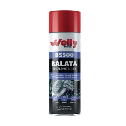 Balata Spreyi Welly Chem Bs500 Balata Spreyi 500 Ml