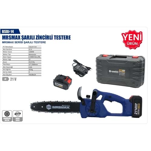 İbeltech Şarjlı Testere 21 V 10 Pili