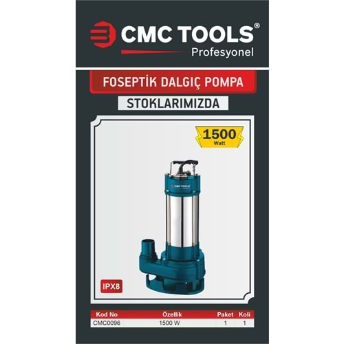 FOSEPTİK DALGIÇ POMPA 1500 W