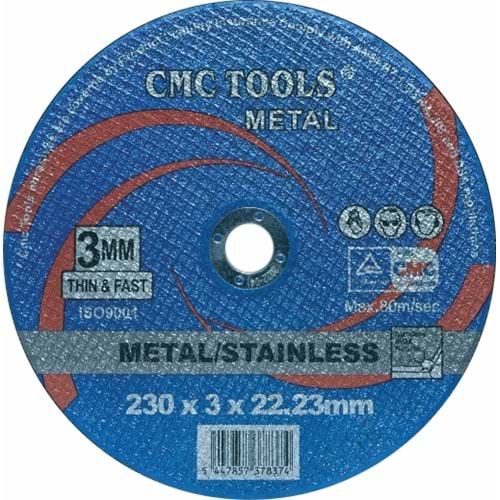 METAL KESİCİ TAŞ 230*3 MM CMC TOOLS