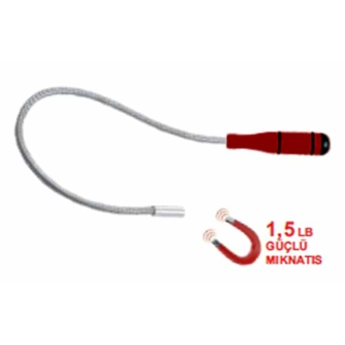 SPİRALLİ YAYLI MIKNATIS İNCE UÇLU 55CM