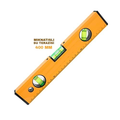 Su Terazisi 40 Cm Bortepe Mıknatıslı Su Terazisi