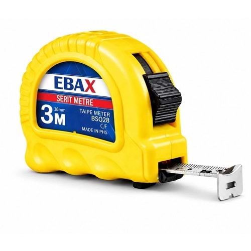 Şerit Metre Ebax 3 Mt x 16mm