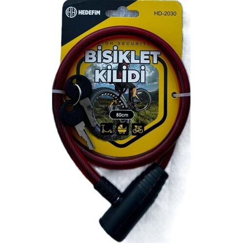 HD-2030 BİSİKLET KİLİDİ 80 CM