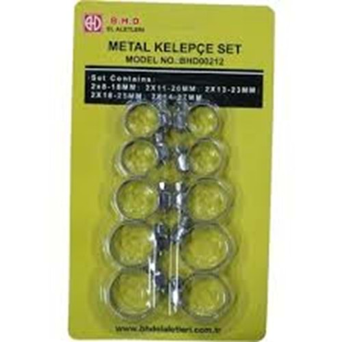 KELEPÇE SETİ 10 PCS