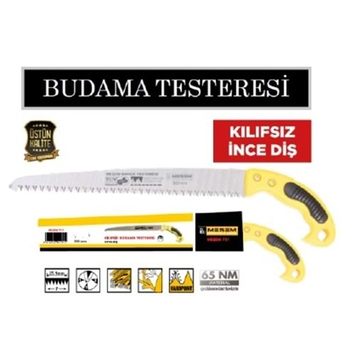 KILIFSIZ BUDAMA TESTERESİ ORTA DİŞ-300 mm ORTA DİŞ