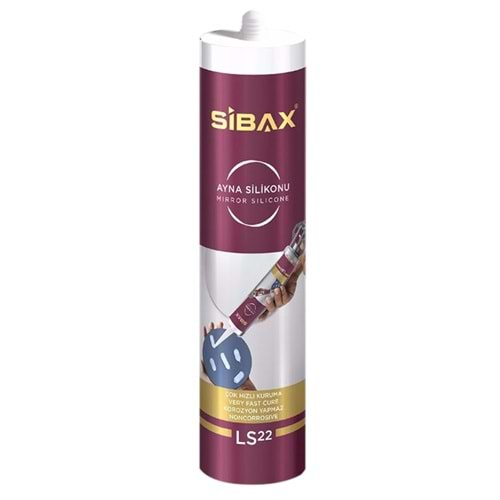 SİBAX AYNA SİLİKONU 280 ML ( ŞEFFAF )