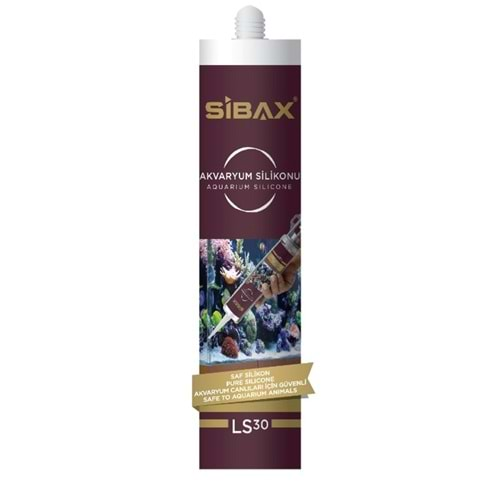 SİBAX AKVARYUM SİLİKONU 280 ML ŞEFFAF