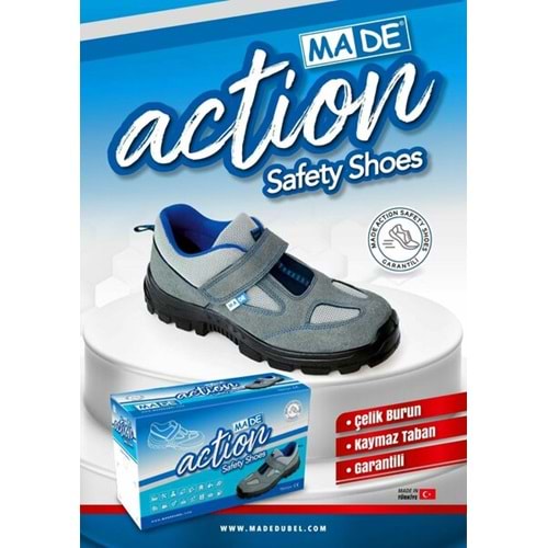 İş Ayakkabısı No: 40 Made Action Süet