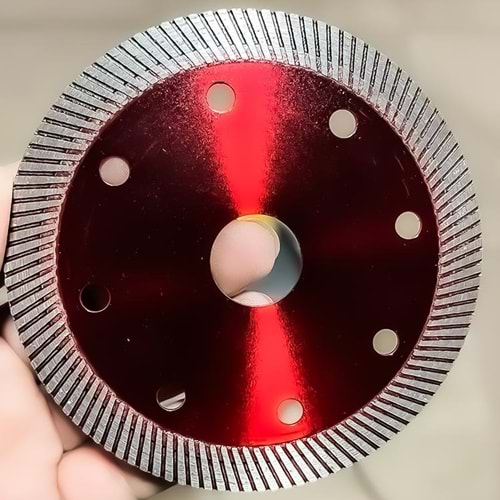 Hassas Kesici Meşem Fayans Seramik Turbo Elmas Testere 115x1.4/22.2 Mm