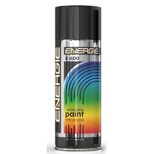 Energıe Sprey Boya 400ML/300GR Parlak Siyah R9005