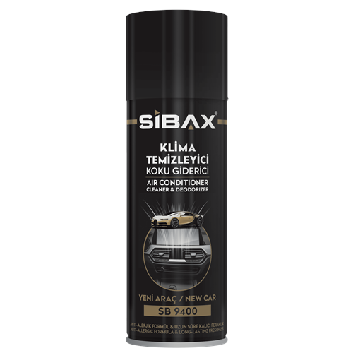 Sibax Klima Temizleyici Koku Giderici Sprey Yeni Araç İçin 200 ml SB9400
