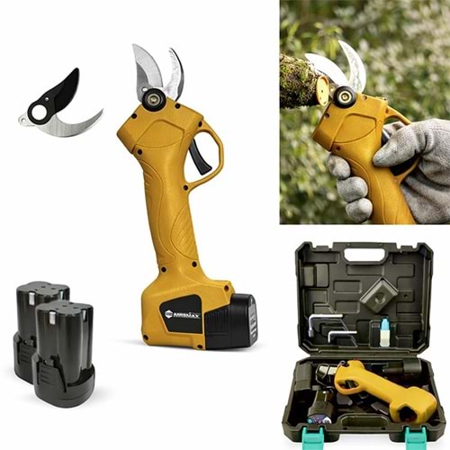 Dal Budama Makası Akülü Sarı MRSMAX 18V SK5 Yedek Bıçak