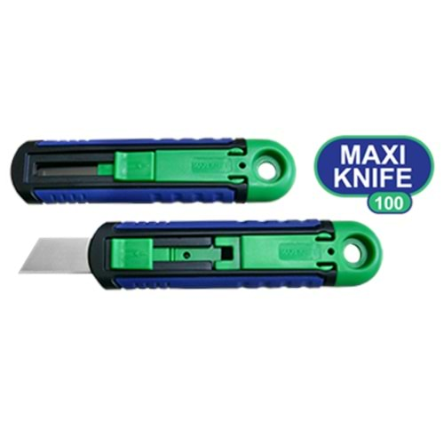 Maxi Knife 100 Güvenli Maket Bıçağ