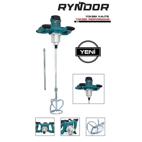 Boya ve Harç Karıştırıcı Mixer Ryndor 1300W