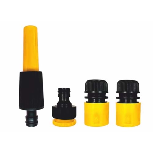 Sulama Tabancası Ekleri Seti – STR Ayarlanabilir 4’lü Set