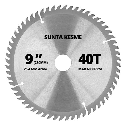 Sunta Kesme Elmaslı Ahşap ve Ağaç Kesme Testeresi 230x40Tx25.4 MM