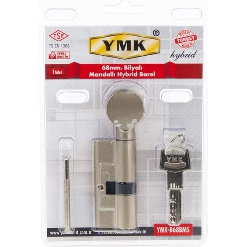 Ymk 68 mm Hibrit Bilyalı Mandallı Barel Sarı