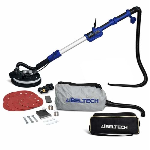 Duvar Zımpara Makinesi 710W 225 Mm Teleskopik Ibeltech