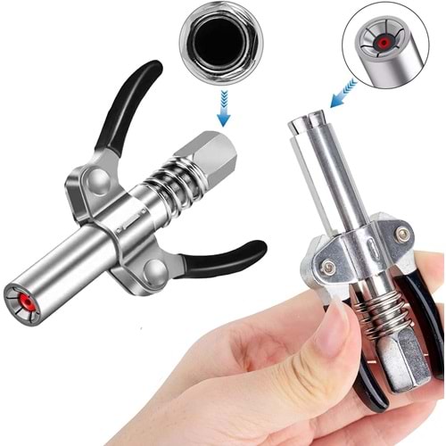 Gres Pompa Ucu Kpx Çift Mandallı Gres Pompa Ucu