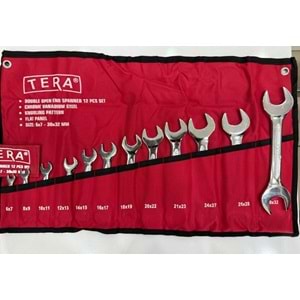Anahtar Takımı Açık Ağız 12 Parça TERA PRO