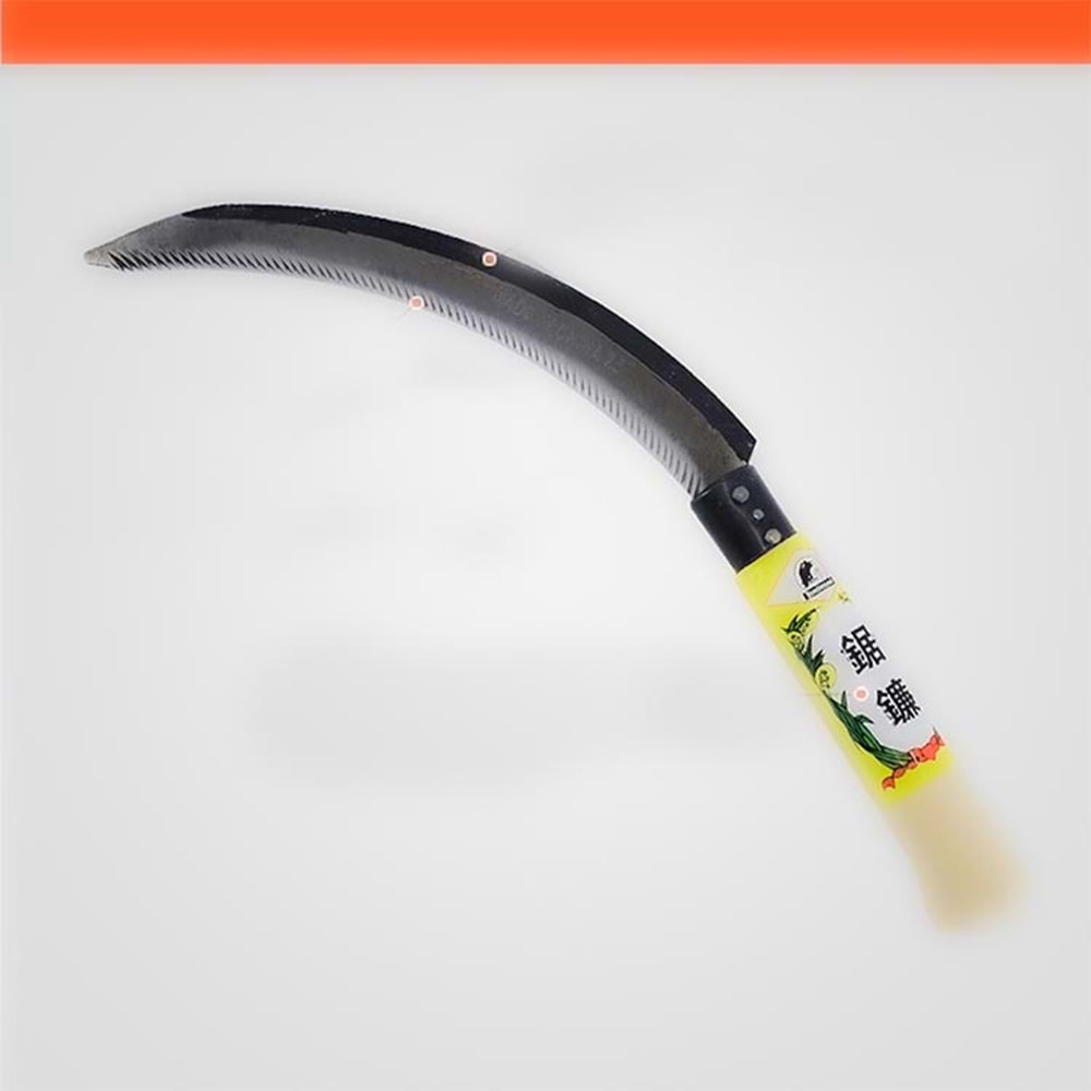 Orak – Ahşap Saplı Orak 34 cm | Tarım ve Hasat Orağı