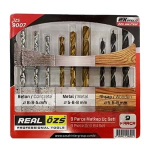 Matkap Uç Seti 9 Parça