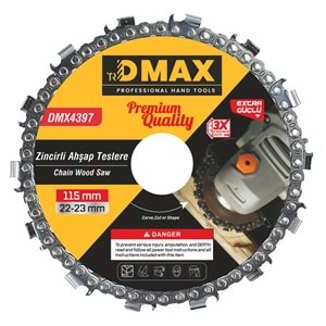 Ahşap Sunta Testere Zincirli Ahşap Sunta Testere 115 mm