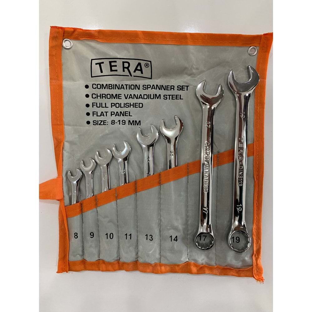 Anahtar Takımı Kombine 8 Parça