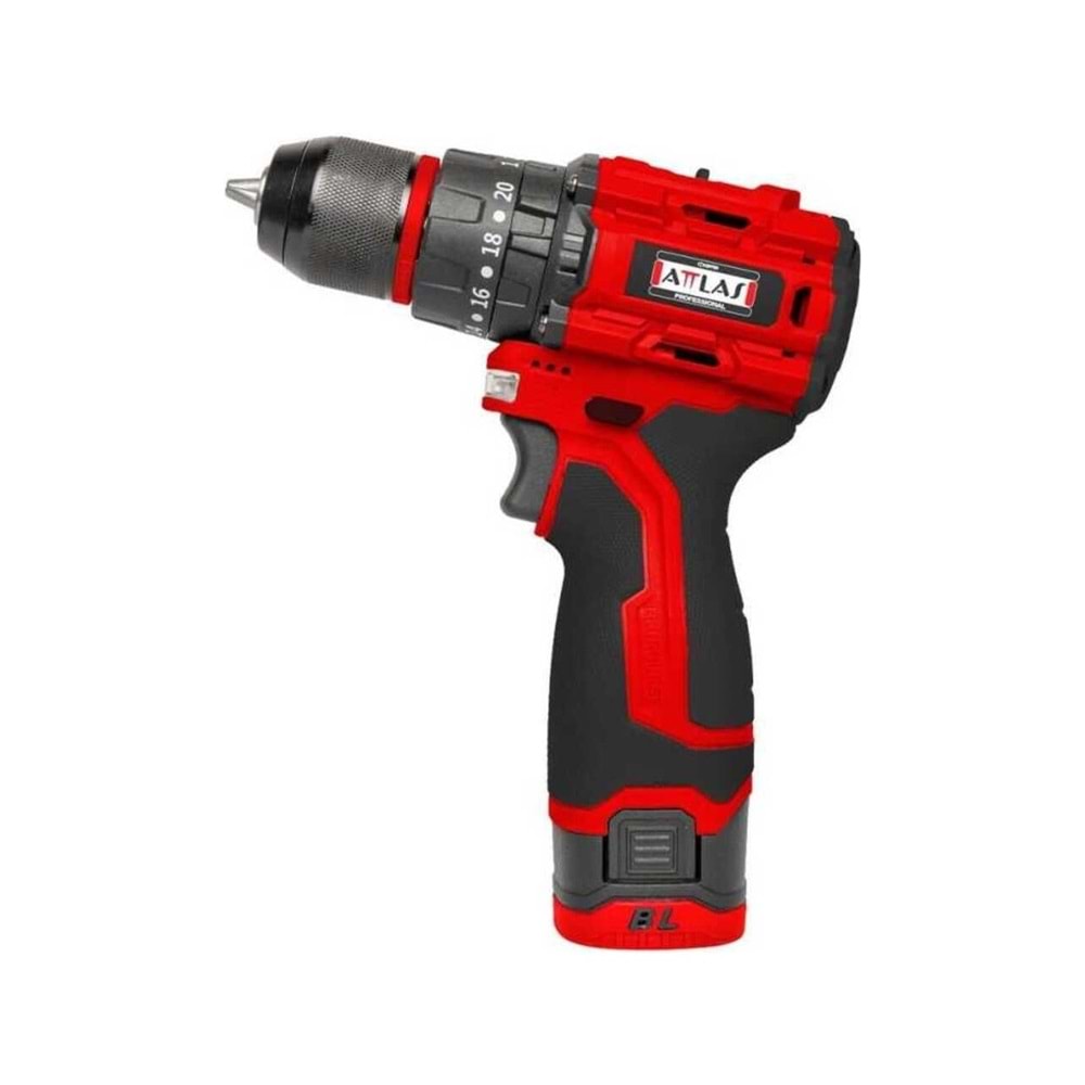 Attlas PD-202C 16V Kömürsüz Darbeli Akülü Matkap