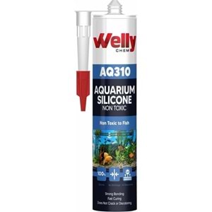 Welly aq311 akvaryum silikonu 280 ml şeffaf