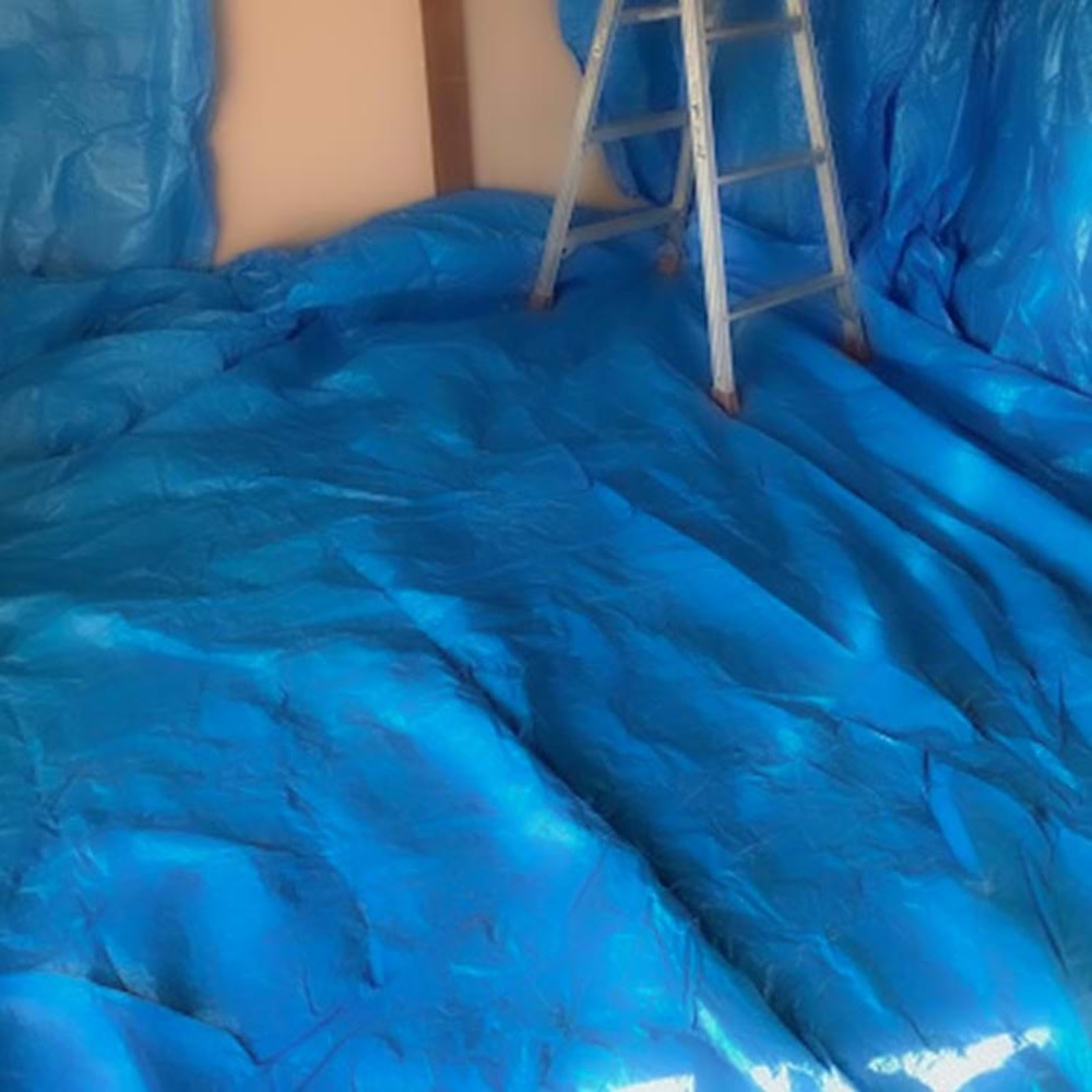 Koruyucu Örtü Branda 50 M2 İzmir Fırça Mavi Kalın Pratik Branda