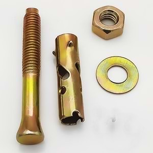 Çelik Dübel Gömlwkli M8x65 Klipsli Çelik Dübel 8 mm – Beton ve Duvar İçin Güçlü Ankraj