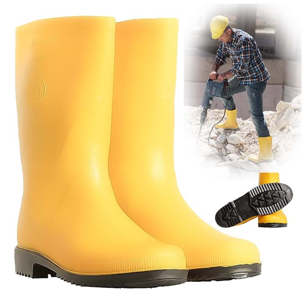 Çizme Palalı Uzun Sarı Çizme No: 42