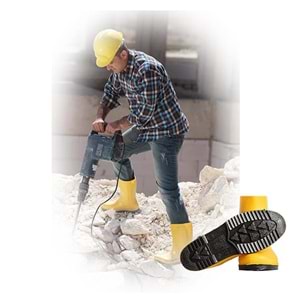 Çizme Palalı Uzun Sarı Çizme No: 42