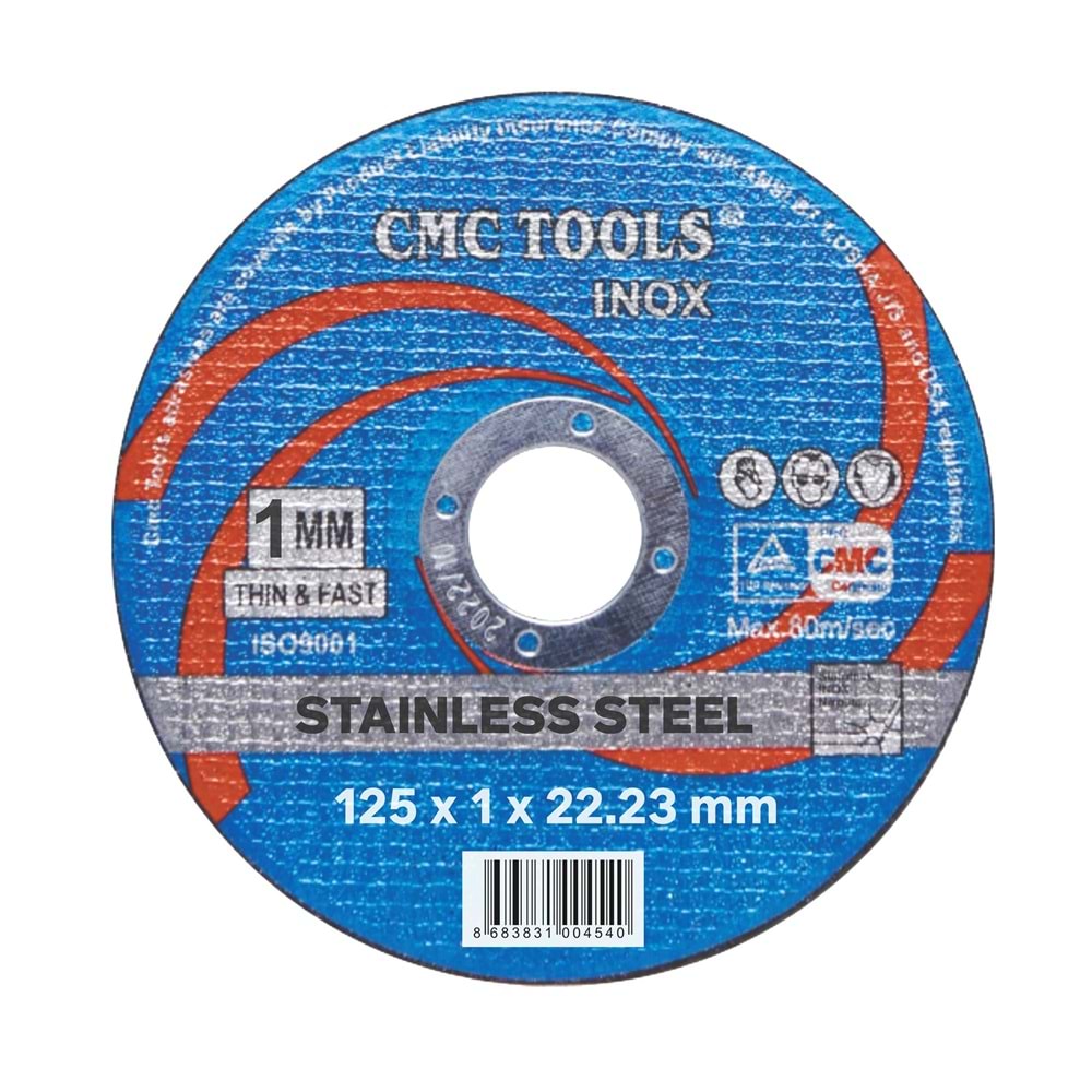 İnox Kesici Taş 125*1 Mm Cmc Tools