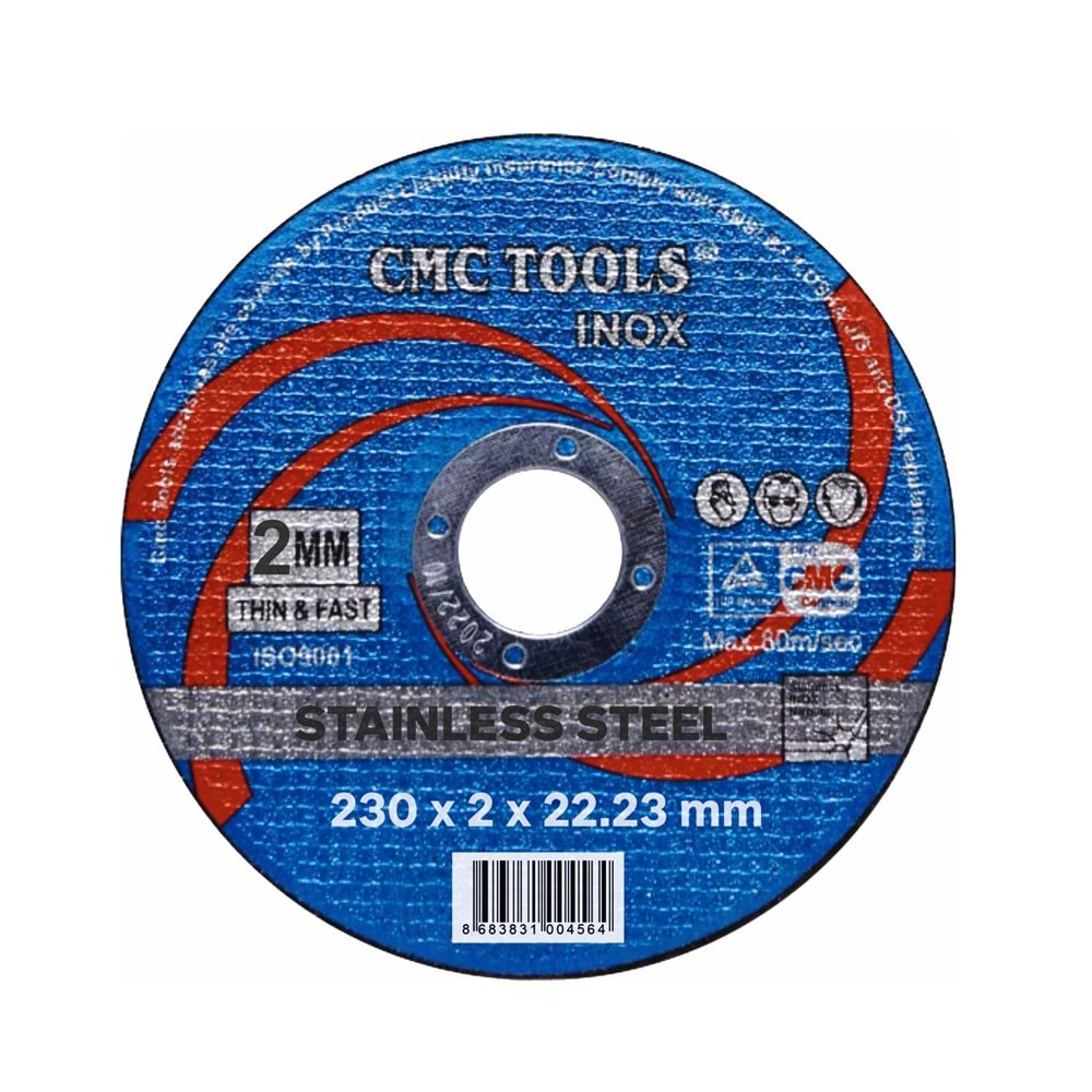 İnox Kesici Taş 230*2.0 Cmc Tools