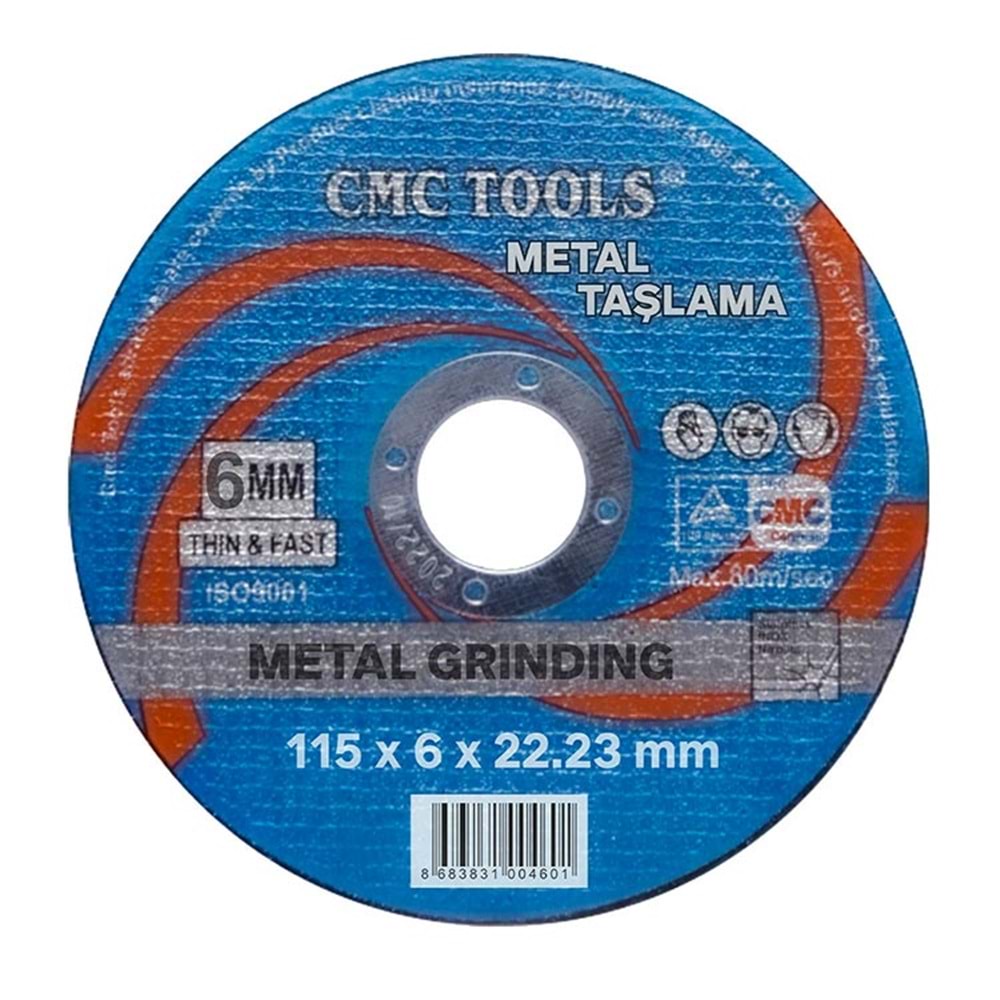 Kesici Taş 115*6 Mm Cmc Tools Taşlama taşı