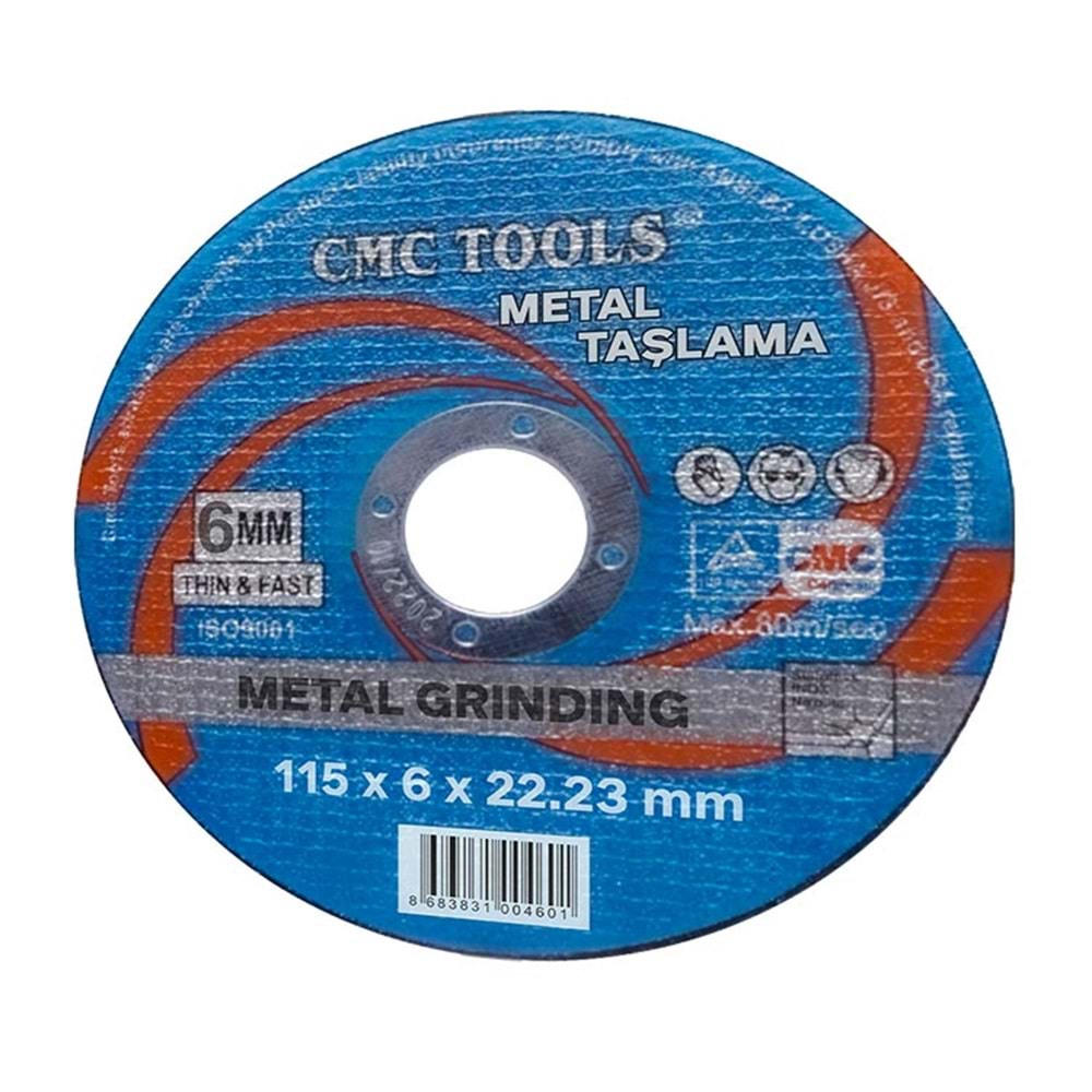 Kesici Taş 115*6 Mm Cmc Tools Taşlama taşı