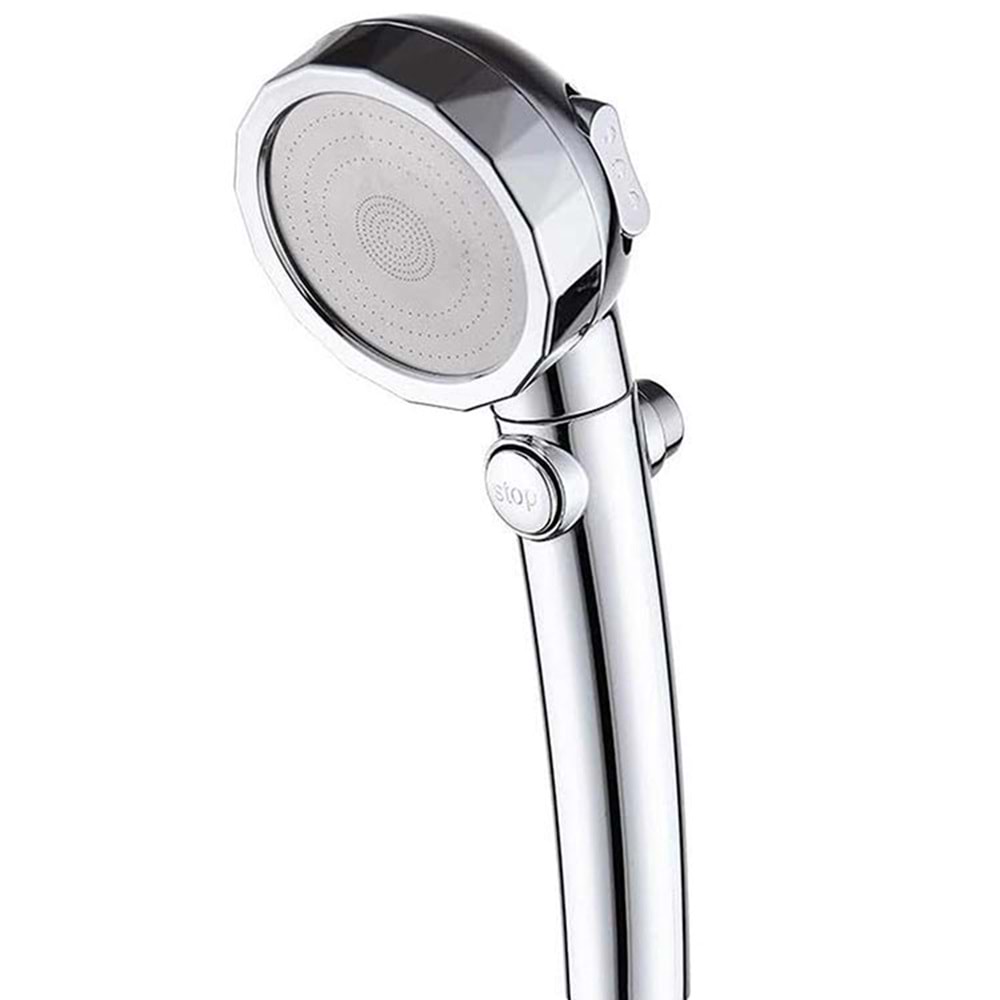 Duş Başlığı 3 Fonksiyon Stop Düğmeli Cmc5096
