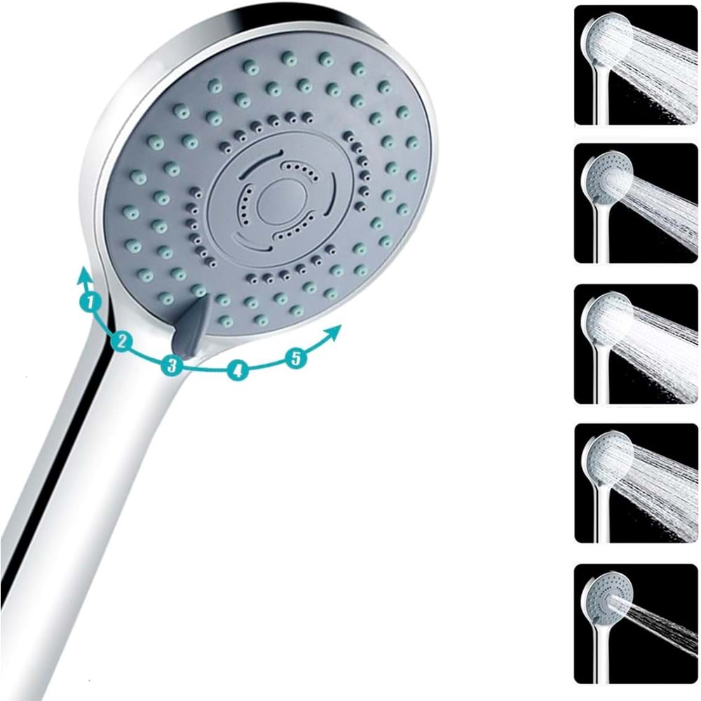 Duş Başlığı 5 Fonksiyon