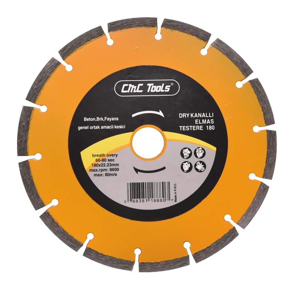 Elmas Testere Soketli Elmas Testere 115*22 Cmc Tools