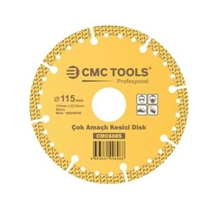 Kesici Çok Amaçlı Kesici Disk 115 MM Tuğla Metal Mermer PVC