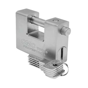 Asma Kilit Cmc Çelik Yassı Kilit Bilyalı 75 Mm Asma Kilit (Özel Kutulu) Kayar Milli Kilit